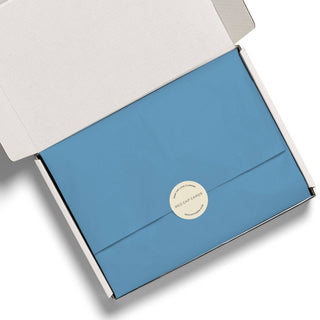 Light Blue tissue paper: 8 Sheets - Pretty by Her- handmade locally in Cambridge, Ontario
