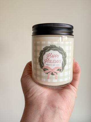 Limited Edition Holiday Candle (Choose Your Scent) - Pretty by Her- handmade locally in Cambridge, Ontario