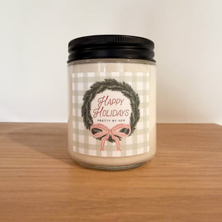 Limited Edition Holiday Candle (Choose Your Scent) - Pretty by Her- handmade locally in Cambridge, Ontario