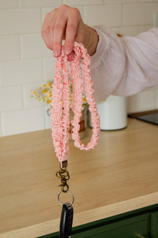 Lovely Stripes Lanyard - Pretty by Her- handmade locally in Cambridge, Ontario