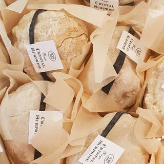 Magic Crystal Geode Surprise w/ Fortune Inside - Pretty by Her - handmade locally in Cambridge, Ontario