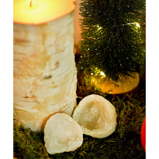 Magic Crystal Geode Surprise w/ Fortune Inside - Pretty by Her - handmade locally in Cambridge, Ontario