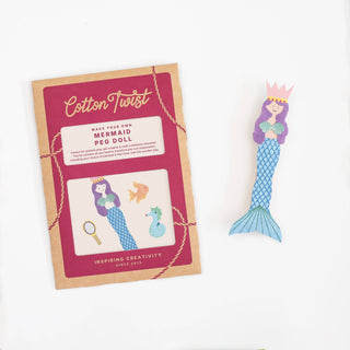 Make Your Own Mermaid Peg Doll - Pretty by Her - handmade locally in Cambridge, Ontario