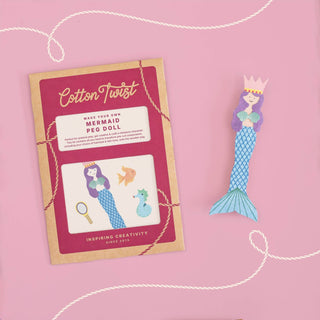 Make Your Own Mermaid Peg Doll - Pretty by Her - handmade locally in Cambridge, Ontario