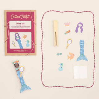 Make Your Own Mermaid Peg Doll - Pretty by Her - handmade locally in Cambridge, Ontario