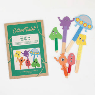 Make Your Own Monster Puppets - Pretty by Her - handmade locally in Cambridge, Ontario