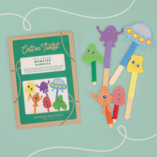 Make Your Own Monster Puppets - Pretty by Her - handmade locally in Cambridge, Ontario