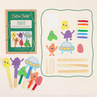 Make Your Own Monster Puppets - Pretty by Her - handmade locally in Cambridge, Ontario