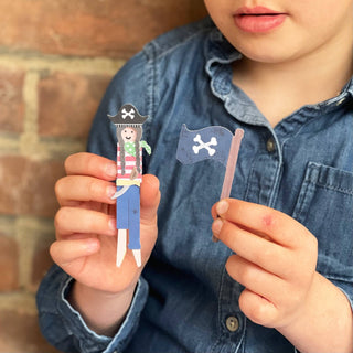 Make Your Own Pirate Peg Doll - Pretty by Her - handmade locally in Cambridge, Ontario