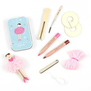 Make Your Own Pom Pom Ballerina Gift Kit - Pretty by Her - handmade locally in Cambridge, Ontario