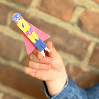 Make Your Own Superhero Peg Doll - Pretty by Her - handmade locally in Cambridge, Ontario
