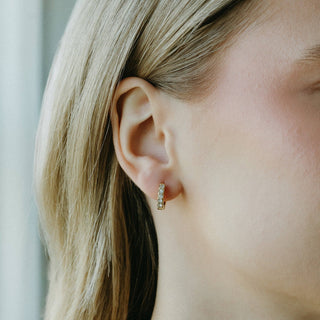 Milan Hoops - Pretty by Her- handmade locally in Cambridge, Ontario