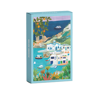 Milos Greece mini puzzle, 99 pieces - Pretty by Her - handmade locally in Cambridge, Ontario