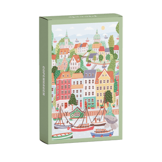 Mini Puzzle Copenhagen, 99 pieces - Pretty by Her - handmade locally in Cambridge, Ontario