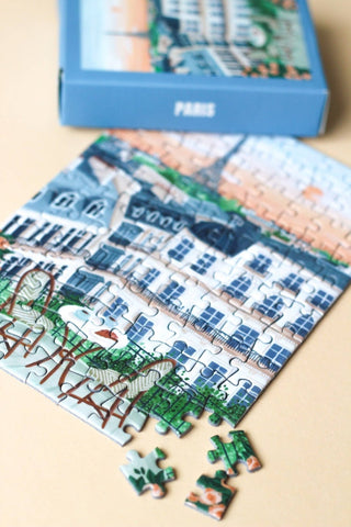 Mini Puzzle Paris, 99 pieces - Pretty by Her - handmade locally in Cambridge, Ontario