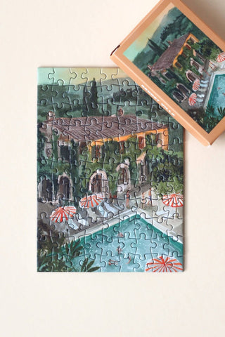 Mini - Puzzle Secret Villa, 99 pieces - Pretty by Her - handmade locally in Cambridge, Ontario