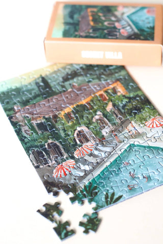 Mini - Puzzle Secret Villa, 99 pieces - Pretty by Her - handmade locally in Cambridge, Ontario