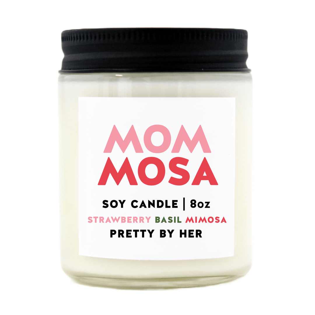 Momosa | Soy Wax Candle - Pretty by Her- handmade locally in Cambridge, Ontario