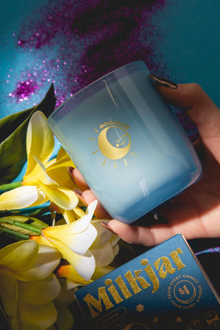 Moonrise - Neroli & Plum Coconut Soy 8oz Candle - Pretty by Her- handmade locally in Cambridge, Ontario
