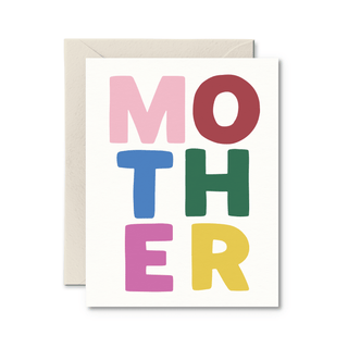 MOTHER Card - Pretty by Her - handmade locally in Cambridge, Ontario