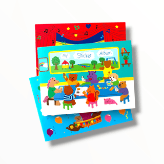 My Sticker Album - Retro Blank Sticker Album for Collecting - Pretty by Her- handmade locally in Cambridge, Ontario