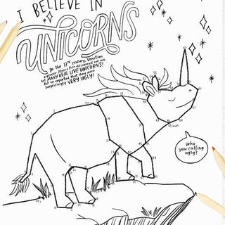 MYTH & MAGIC Coloring + Activity: Mazes, Puzzles, Jokes + - Pretty by Her - handmade locally in Cambridge, Ontario