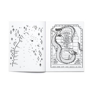 MYTH & MAGIC Coloring + Activity: Mazes, Puzzles, Jokes + - Pretty by Her - handmade locally in Cambridge, Ontario