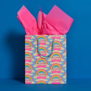 Neon Pink tissue paper: 8 Sheets - Pretty by Her- handmade locally in Cambridge, Ontario