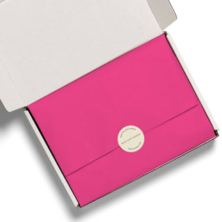 Neon Pink tissue paper: 8 Sheets - Pretty by Her- handmade locally in Cambridge, Ontario