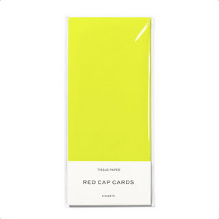 Neon Yellow tissue paper: 8 Sheets - Pretty by Her- handmade locally in Cambridge, Ontario