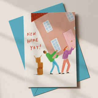 NEW HOME YAY CARD - Pretty by Her- handmade locally in Cambridge, Ontario