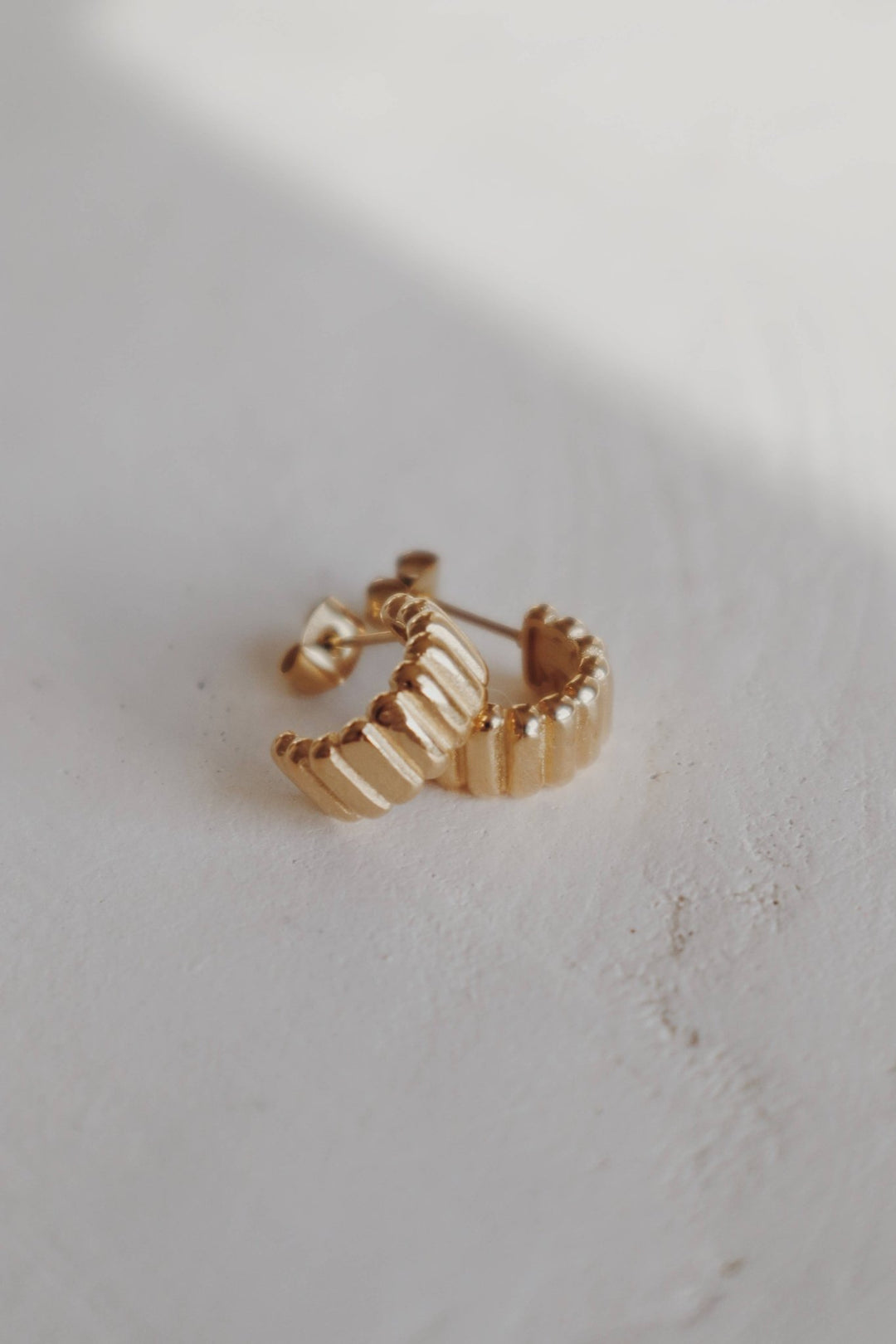 Nicolette Scalloped Hoop Earring - Pretty by Her - handmade locally in Cambridge, Ontario