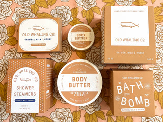 Oatmeal Milk & Honey Bath Bomb - Pretty by Her- handmade locally in Cambridge, Ontario