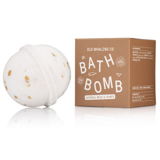 Oatmeal Milk & Honey Bath Bomb - Pretty by Her- handmade locally in Cambridge, Ontario