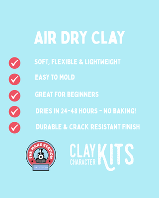 Octopals DIY Air Dry Clay Kit - Arts & Craft Kit - Pretty by Her- handmade locally in Cambridge, Ontario