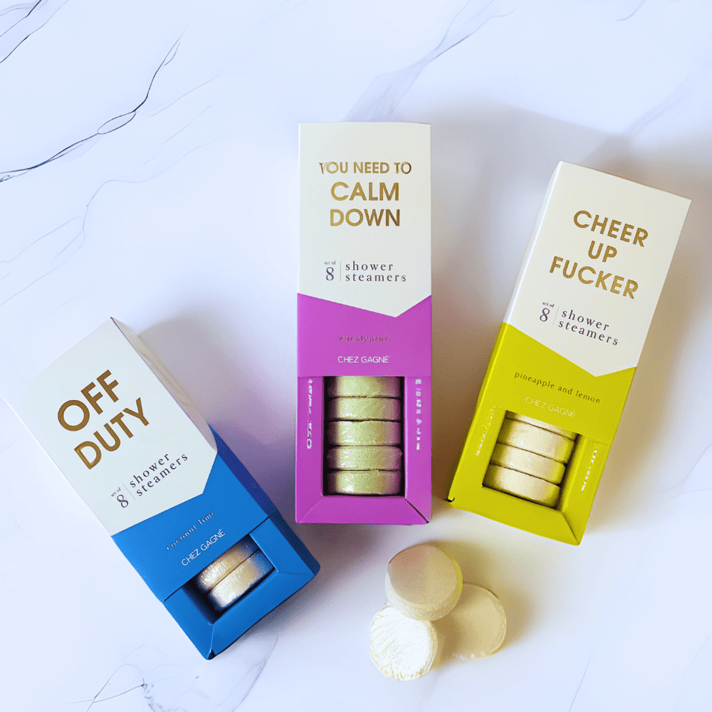 Off Duty - Shower Steamers - Coconut Lime - Set of 8 Tabs - Pretty by Her - handmade locally in Cambridge, Ontario