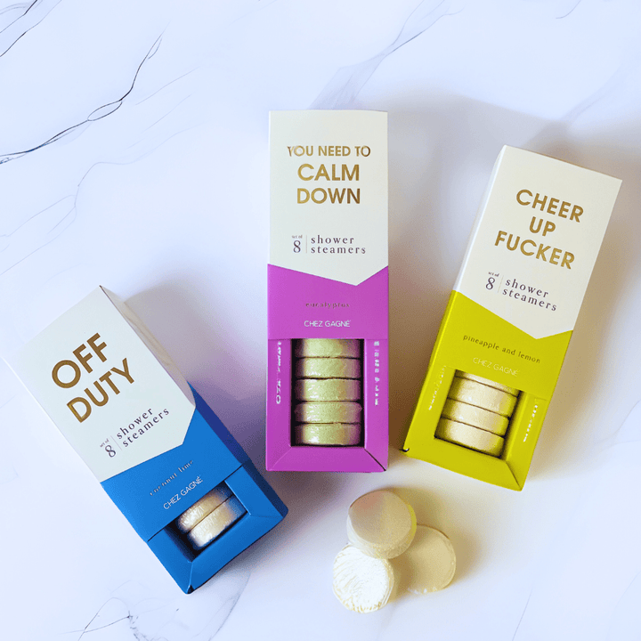 Off Duty - Shower Steamers - Coconut Lime - Set of 8 Tabs - Pretty by Her - handmade locally in Cambridge, Ontario