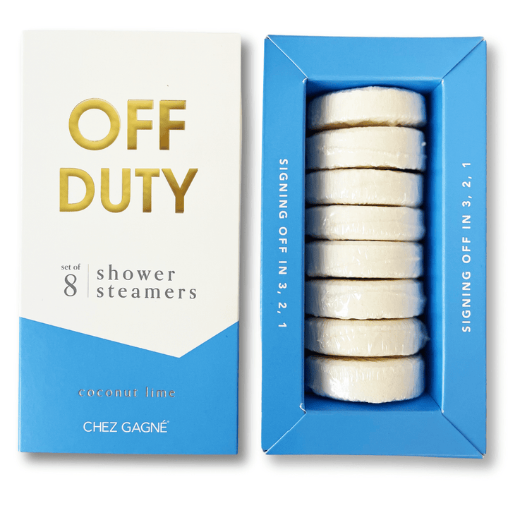 Off Duty - Shower Steamers - Coconut Lime - Set of 8 Tabs - Pretty by Her - handmade locally in Cambridge, Ontario