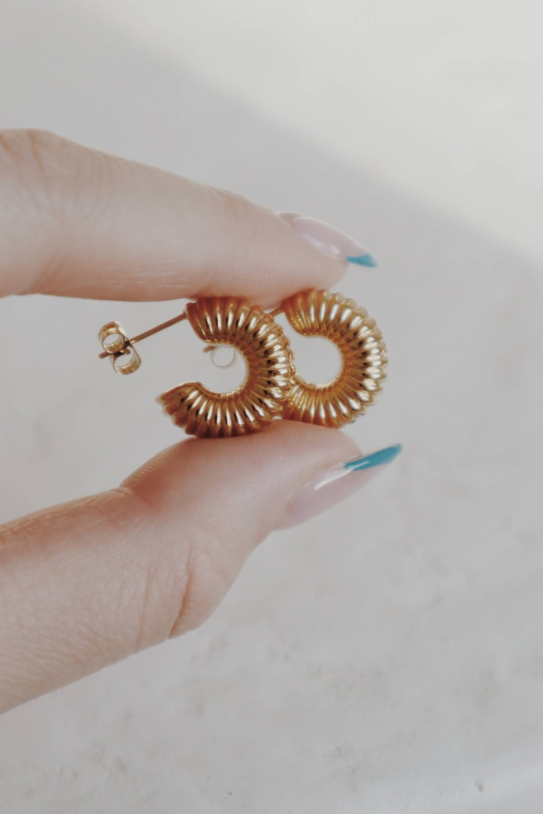 Ollie Half Hoop Earrings - Pretty by Her - handmade locally in Cambridge, Ontario