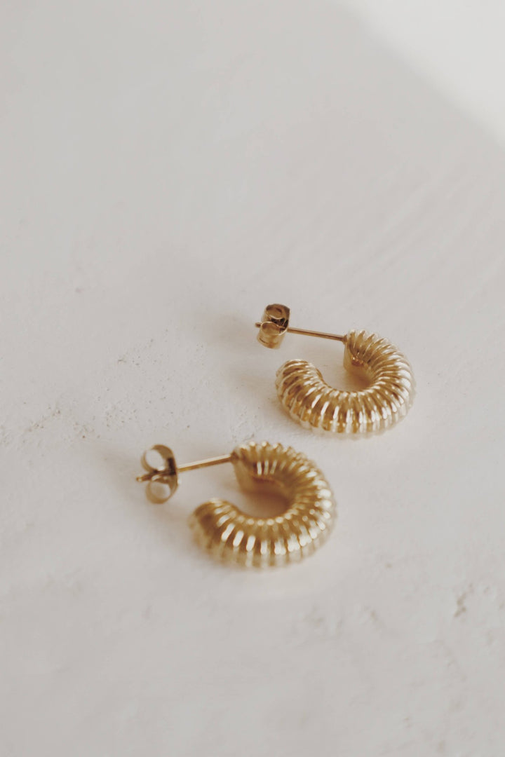 Ollie Half Hoop Earrings - Pretty by Her - handmade locally in Cambridge, Ontario