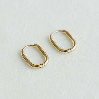 Oval Hoops: Medium - Pretty by Her- handmade locally in Cambridge, Ontario