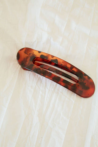 Oversized Flat Claw Clip: Black - Pretty by Her- handmade locally in Cambridge, Ontario