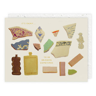Pieces - Encouragement Card - Pretty by Her- handmade locally in Cambridge, Ontario