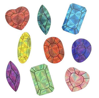 Prism Gems Colourful Sticker Sheets - Pretty by Her- handmade locally in Cambridge, Ontario