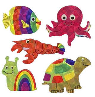 Prism Sea Life Stickers for Collecting - Pretty by Her- handmade locally in Cambridge, Ontario