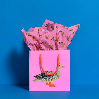 Quacky Birthday tissue paper: 5 Sheets - Pretty by Her- handmade locally in Cambridge, Ontario