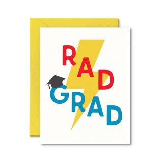 Rad Grad Card - Pretty by Her - handmade locally in Cambridge, Ontario