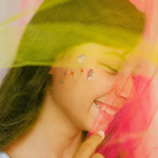 Rainbow Unicorns Tattoo Sheets - Pretty by Her - handmade locally in Cambridge, Ontario