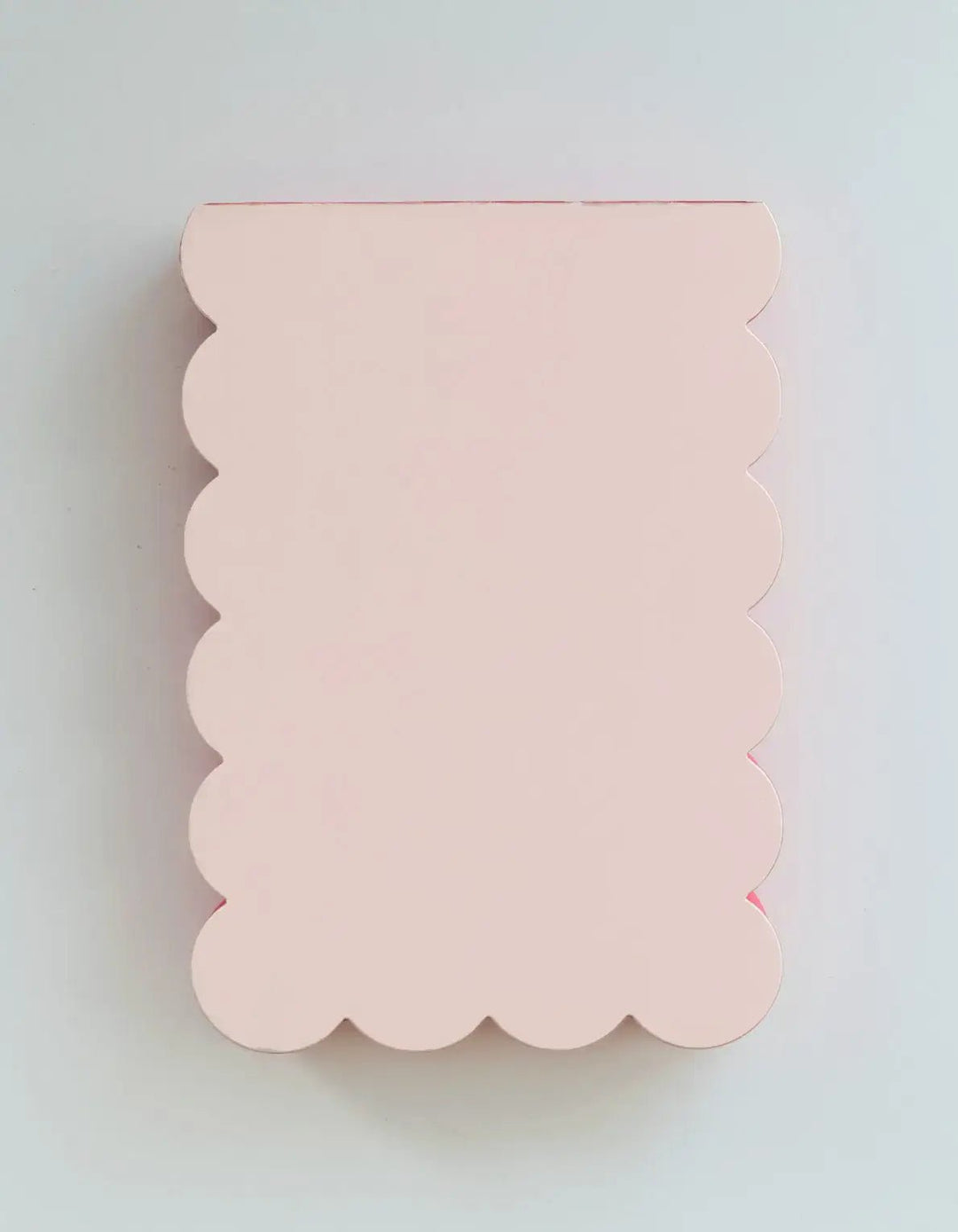 Scalloped Shaped Notepad | Peach + Persimmon - Pretty by Her - handmade locally in Cambridge, Ontario