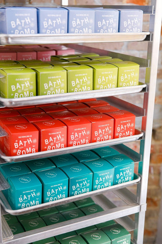 Seaweed & Sea Salt Bath Bomb - Pretty by Her- handmade locally in Cambridge, Ontario